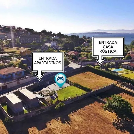 Casa Rústica Piscina, Apartadiño Сasa de vacaciones